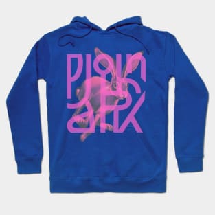 Rabbit (pink) Hoodie